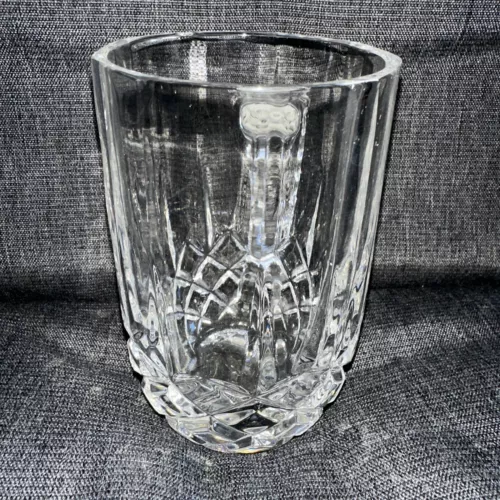Crystal Beer Mug Handled Cristal D'Arques Longchamp Diamax HEAVY Excellent Nice!