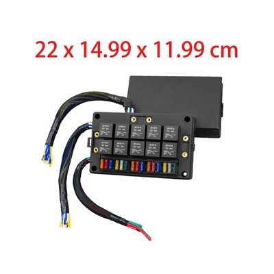 Portafusibile A 12 Vie Con Terminali A Forcella Per Auto, Camion - Foto 8