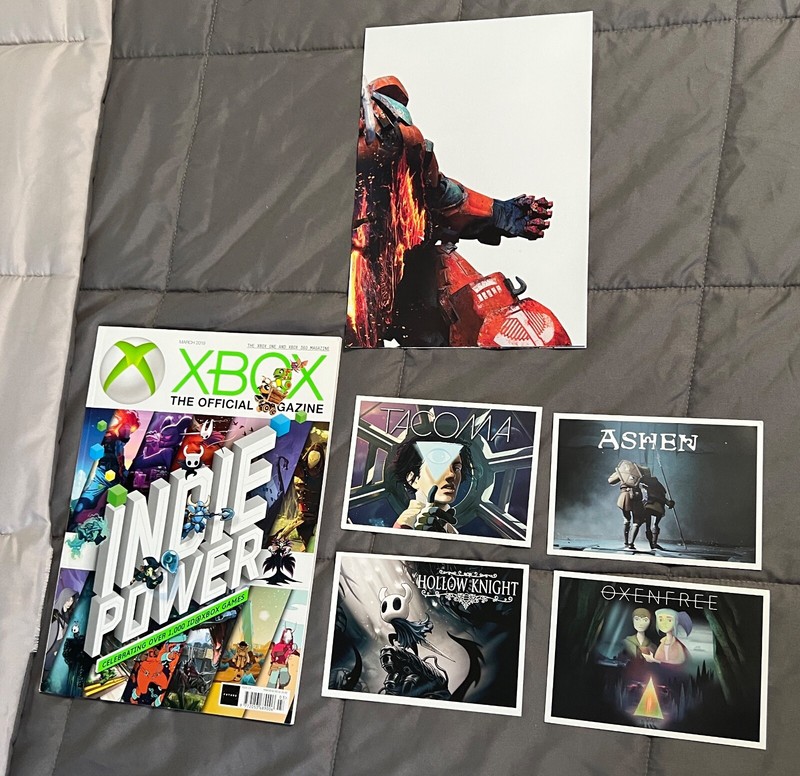 XBOX The Official Magazine March 2019 w/ Anthem/Control Poster & Postcards