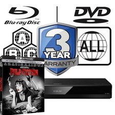 Panasonic Blu-ray Player DP-UB820 All Zone Code Free MultiRegion 4K Pulp Fiction