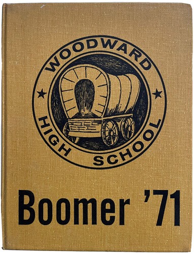 1971 WOODWARD HIGH SCHOOL YEARBOOK, THE BOOMER, WOODWARD, OK - 第 1/4 張圖片
