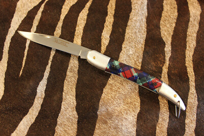Okapi Tartan Silver Folding Fisherman 1978/10
