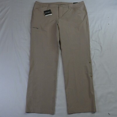 NEW Eddie Bauer 16 Khaki Travex 0663 Adventure Roll up Cargo Outdoor Pants