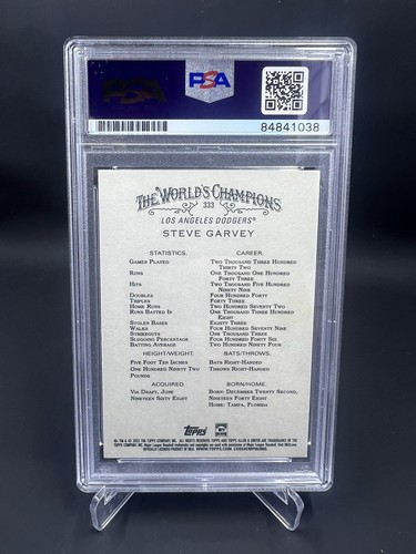 Steve Garvey Signed 2022 Topps Allen & Ginter IP Auto PSA/DNA Dodgers - Picture 2 of 2