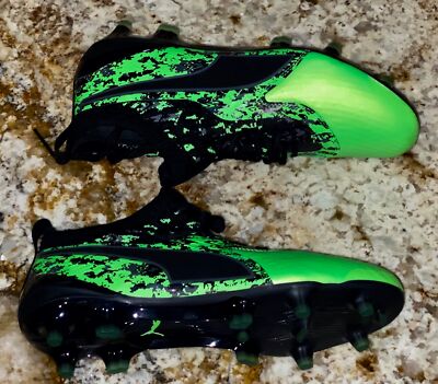 PUMA One 19.1 Lime Green Gecko Black Evoknit FG / AG Soccer