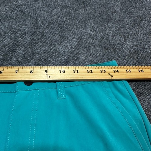 Quiksilver Shorts Womens 28 Teal Blue Snap Button Mid Rise Amphibians - Picture 5 of 15