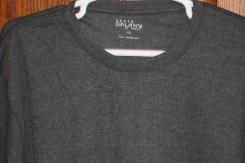 Galaxy by Harvic Longsleeve Waffle Shirt V-neck Crew 3X 4X 5X Multi-colors - Picture 29 of 60
