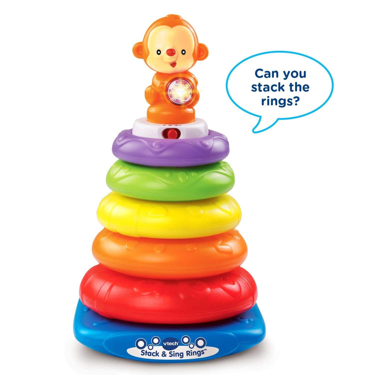 musical stacking rings toy