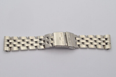 Breitling Pilotband Blackbird 22mm 369A Top Condition Vintage Rare Matte