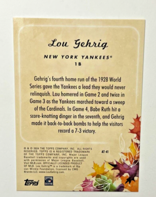 Lou Gehrig Tale Frank's Place: Gehrigs Had Unusual Mother's Day Story