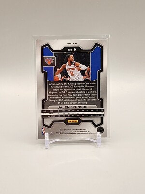 Jalen Brunson 2023-24 Prizm #9 Ruby Wave Prizm | eBay