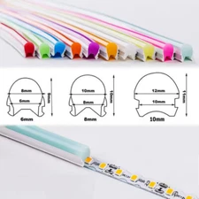 DIY Separated Neon Flexible Bendable LED Light Strip Cover Silicone Tube Cover
