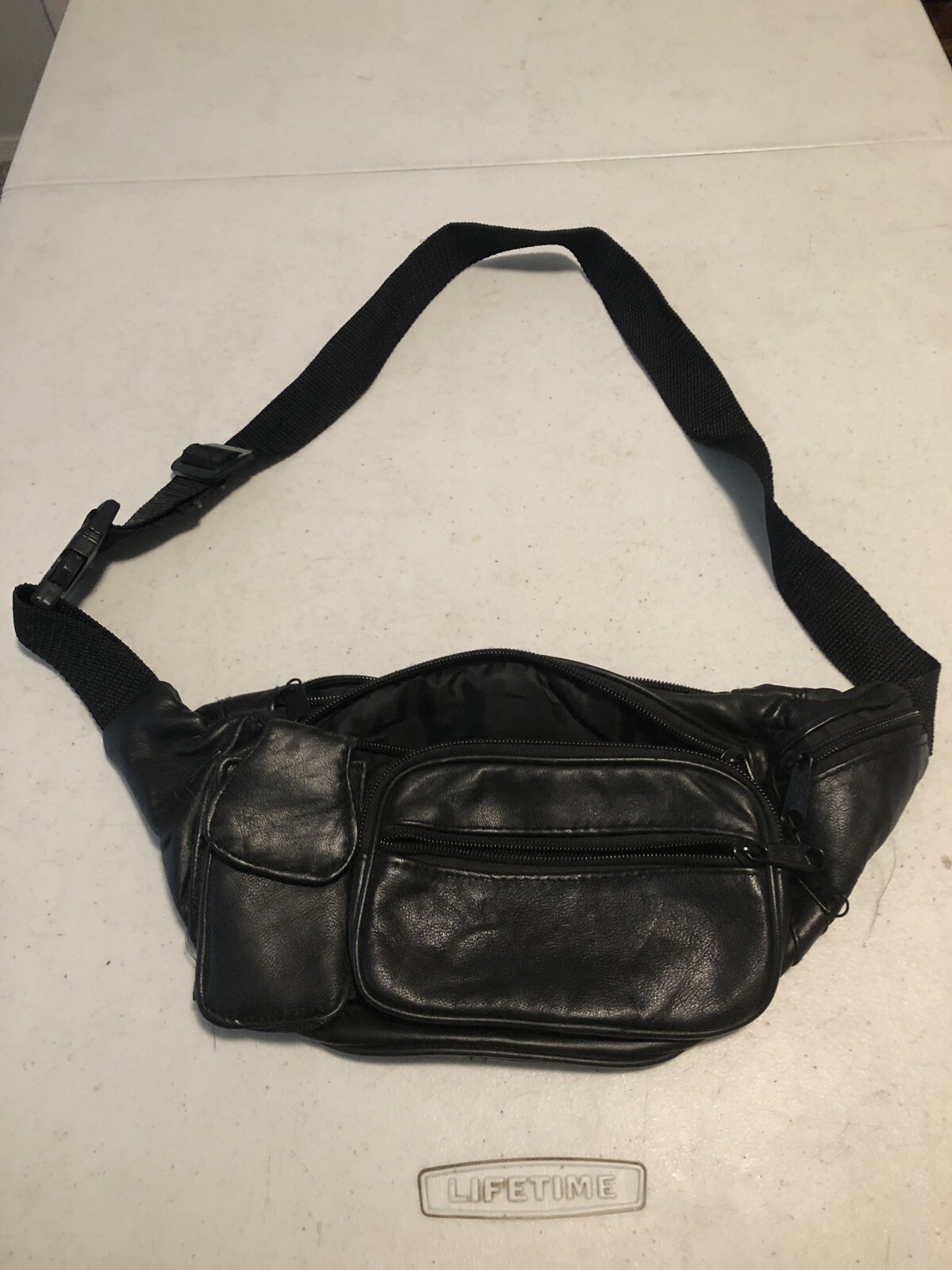Vintage Black Fanny Pack 80’s 90’s Fanny Pack aa24 Gem