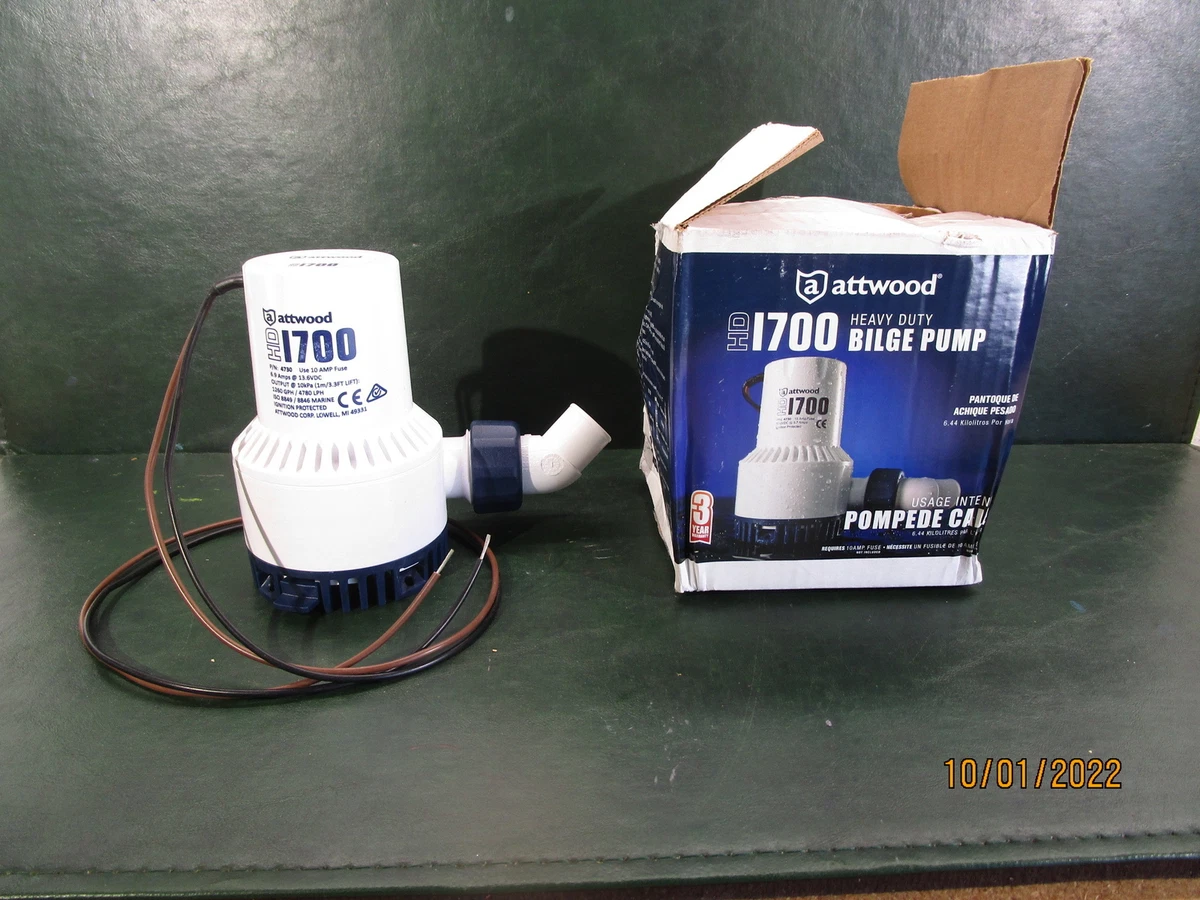 Attwood Heavy Duty Bilge Pump 1700 Series Model 4730 4 eBay