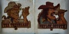 2 - Vintage Pizza Hut Iron-On Transfers 1976 - Waylon Coyote & Tex Trueheart — photo 1