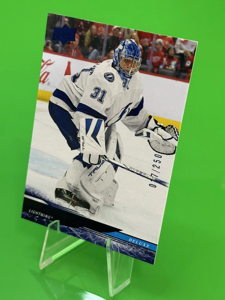 ❄️2024-25 Upper Deck Series 1 Deluxe #164 Jonas Johansson 017/250, Lightning!!❄️ - Image 3 of 4