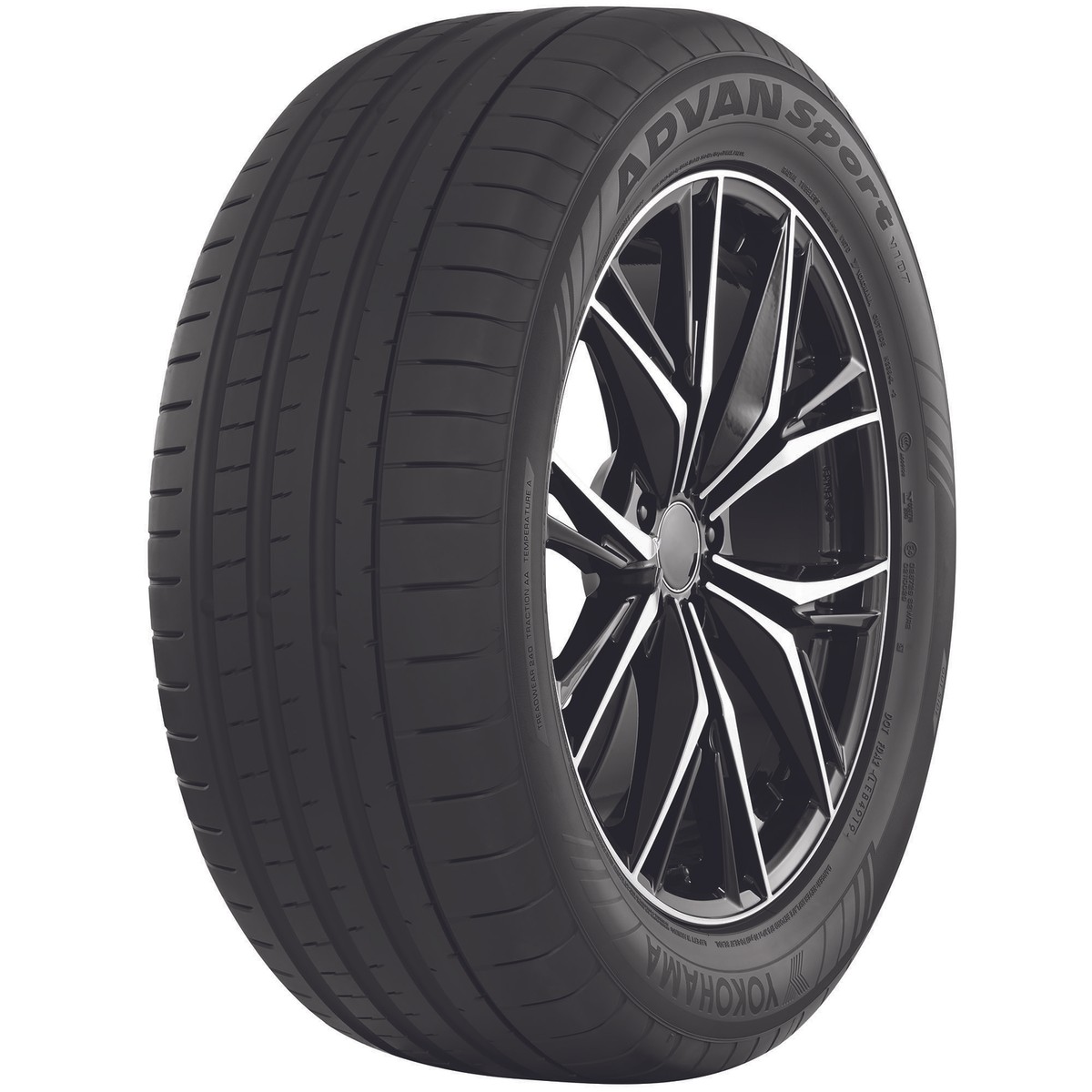4 New Yokohama Advan Sport V107 - 275/35zr21 Tires 2753521 275 35