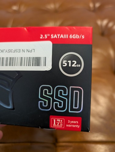 KING SPEC 2.5" SATAIII (3) 6Gb/s SSD Card 512GB - Picture 3 of 3