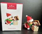 New Hallmark Keepsake Ornament 2024 - Young Santa Series With Puppy Dog