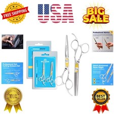 Equinox Professional Razor Edge Series Hair Cutting Scissors Set - Barber Hai...