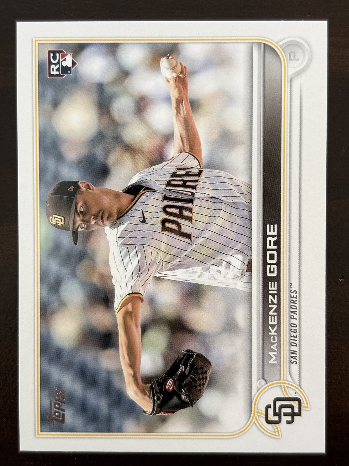 2022 Topps Update #US81 Mackenzie Gore RC SP Image Variation