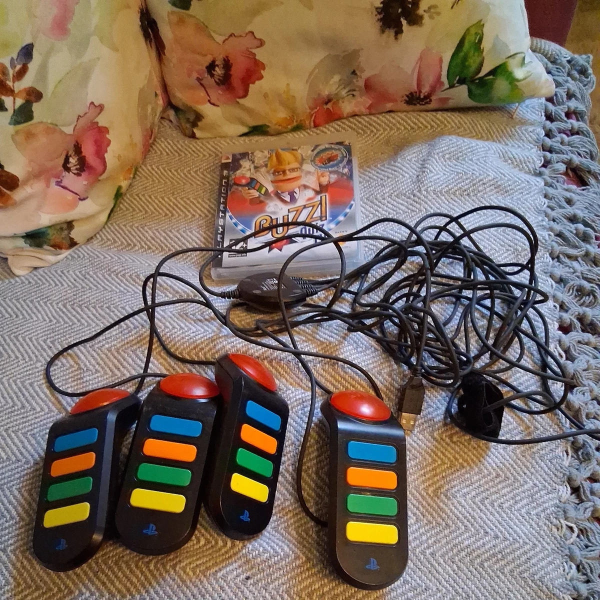 Manettes Buzz ! Pour PlayStation 2 - Lot De Buzzers - Bon état