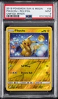 2019 POKEMON SUN & MOON UNIFIED MINDS #56 PIKACHU-REVERSE FOIL PSA 9