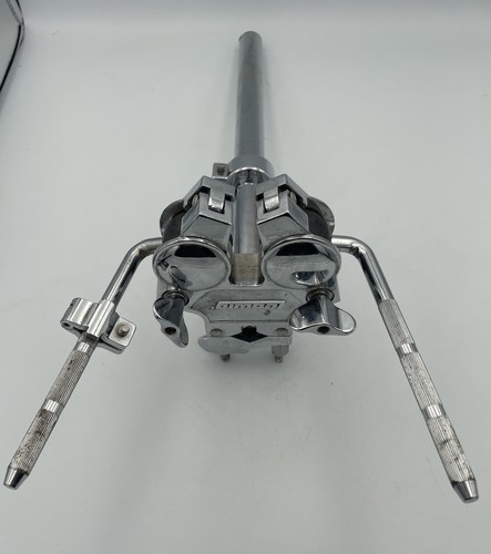 Ludwig Double Tom Holder Drum Mount – Modular Chrome Rack Clamp Post USA 19” - Picture 3 of 11