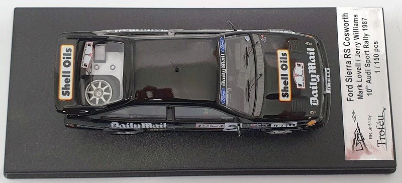 Trofeu 1/43 Scale RR.uk51 - Ford Sierra RS Cosworth 10th Audi Sport Rally 1987 - Image 4 of 4