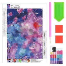 Diamond Painting Set 5D Kinder Erwachsene Kreuzstich mit Diamanten 40x30cm
