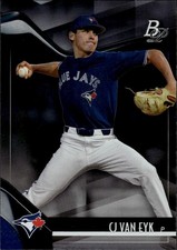 2021 Bowman Platinum Top Prospects #TOP-85 CJ Van Eyk Blue Jays