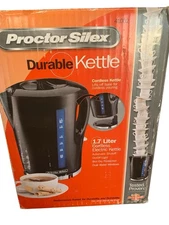 Proctor Silex 1.7L Cordless Electric Kettle Boiler & Heater - Black -Model 41002
