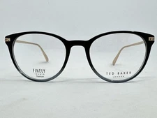 New Ted Baker B749 BLK 50.18.135 Women’s Finely Framed Titanium Eyeglasses Frame