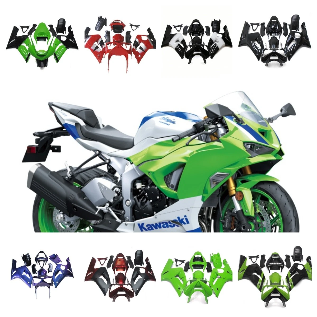 Fairings & Bodywork for 2004 Kawasaki Ninja ZX6R for sale | eBay