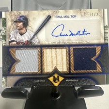 2025 Topps Museum Collection Paul Molitor Triple Patch Auto 14/25