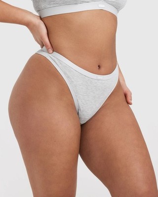 Oner Active Soft Classic Thong, Grey Marl, Medium