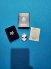 2001-W American Eagle Proof Silver Dollar 1 oz .999 w/ Box & COA West Point Mint