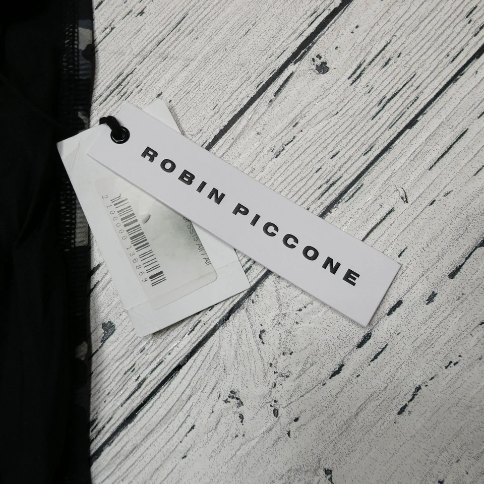 Parte inferior de bikini Robin Piccone Eden para mujer gris medio corbata lateral multi natación 192862 Foto 3 de 4