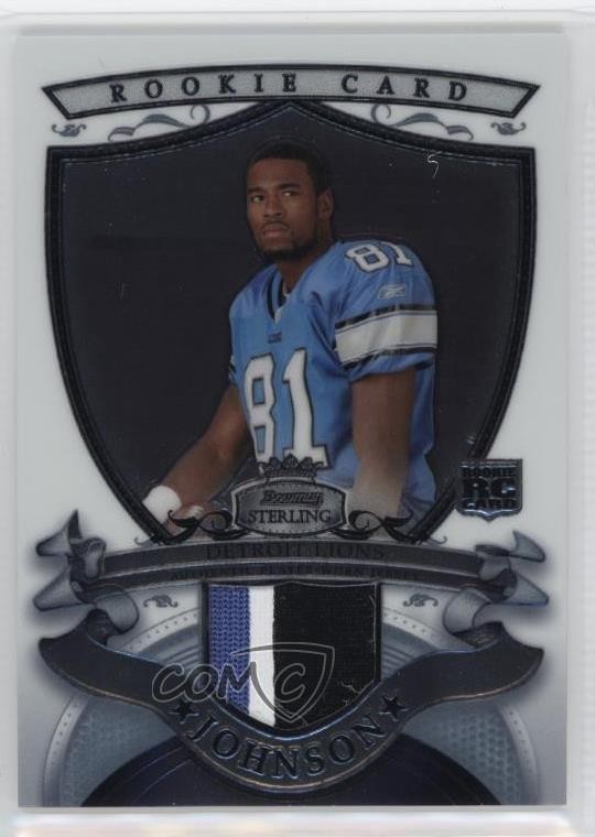 Calvin Johnson Bowman Sterling Rookie Relics #CJ Base