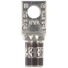 2pk COLOR-KEYED by ABB (FORMERLY T&B) 54107 Copper One-Hole Lug 2AWG 1/4" B