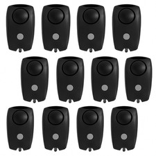 12 St&uuml;ck Taschenalarm Panikalarm Handalarm Alarm Sirene 120dB schwarz