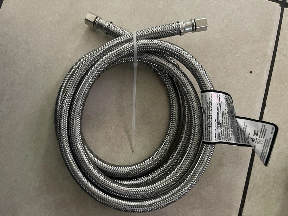 Conector de lavadora de acero inoxidable certificado para electrodoméstico (WM48SS2PK) Foto 3 de 4