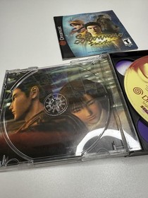 Shenmue Sega Dreamcast Incomplete Missing Disc 1 Manual Included