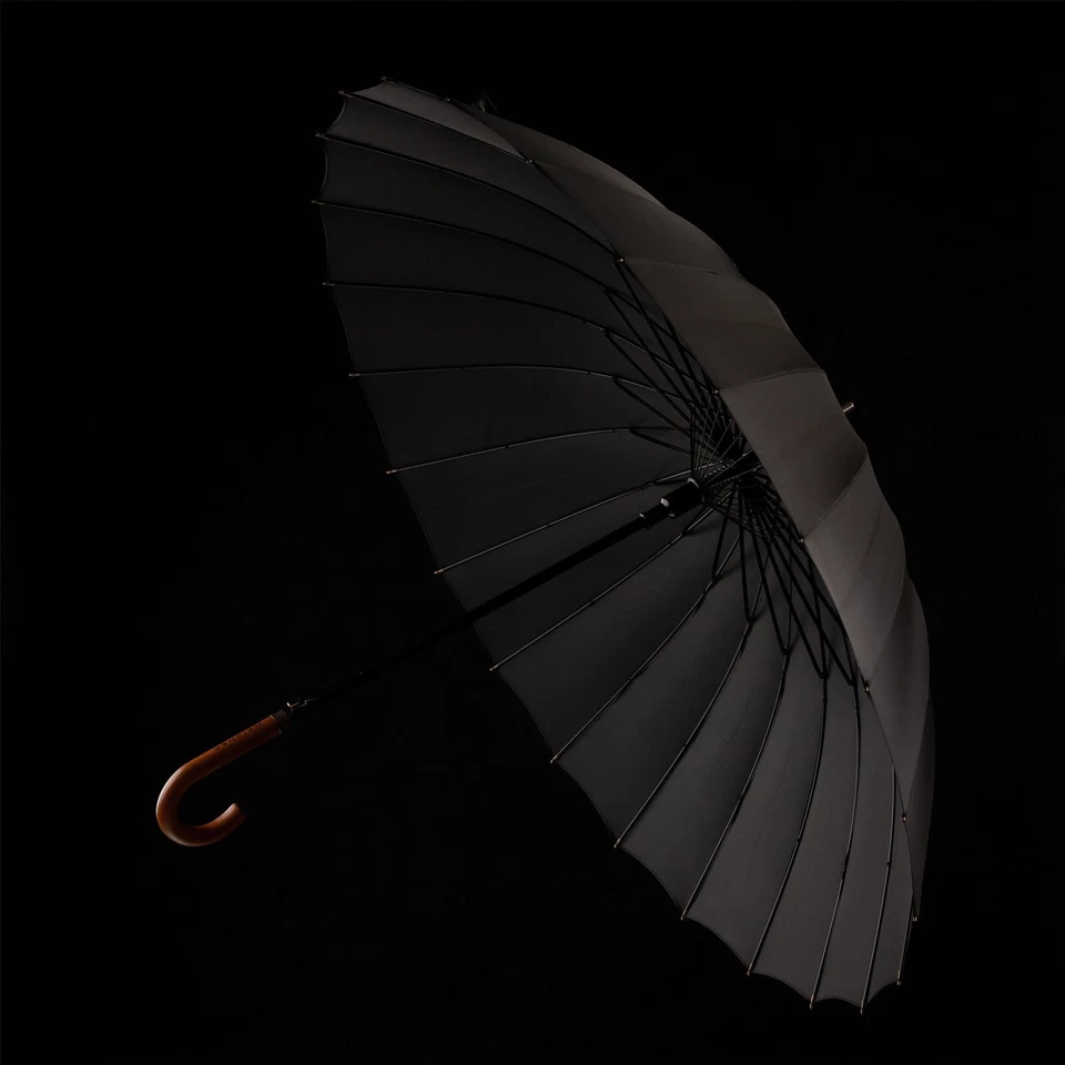 Regenschirm sturmfest Schirm Weisner Capitol XXL 24 Streben Stockschirm Ø120 cm - Bild 3 von 4