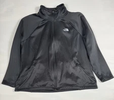 The North Face Active Jacket Full Zip Front Logo Black Women’s XXL