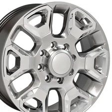 20 in Hyper Silver w/Chrome 2562 Rims SET of (4) Fit Dodge RAM 2500 3500