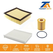 Air Cabin Engine Cartridge Oil Filters (3 Total) Kit For 18-21 Ford F-150 3.0L