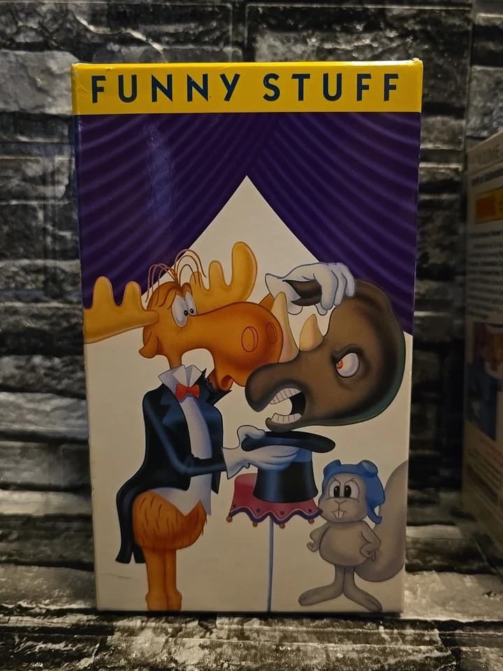 The Adventures of Rocky and Bullwinkle VHS Tape Lot Vtg Cartoons HTF Rare OOP - Image 4 of 4