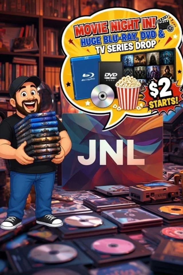 Movie Night In - $2 Starts! Blu-Rays, DVDs & TV Series