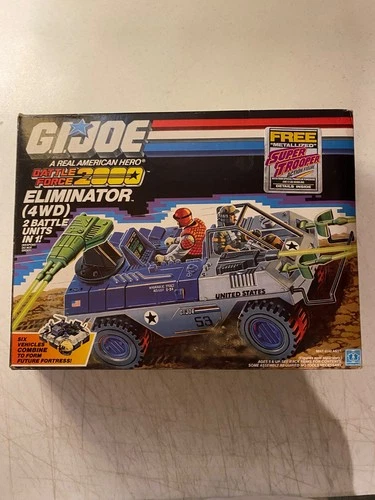 GI JOE Vintage Action Figure Vehicle ELIMINATOR (4WD) BOX ONLY 1987